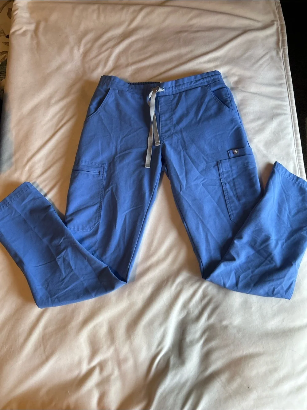Figs womens Light Blue Scrub Pants